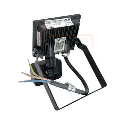 Foco Proyector con sensor 10w Reflector Metal Led IP65 Negro - VKB