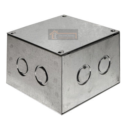 Caja Metálica 150x150x100 Sobrepuesta Pre-Galvanizada