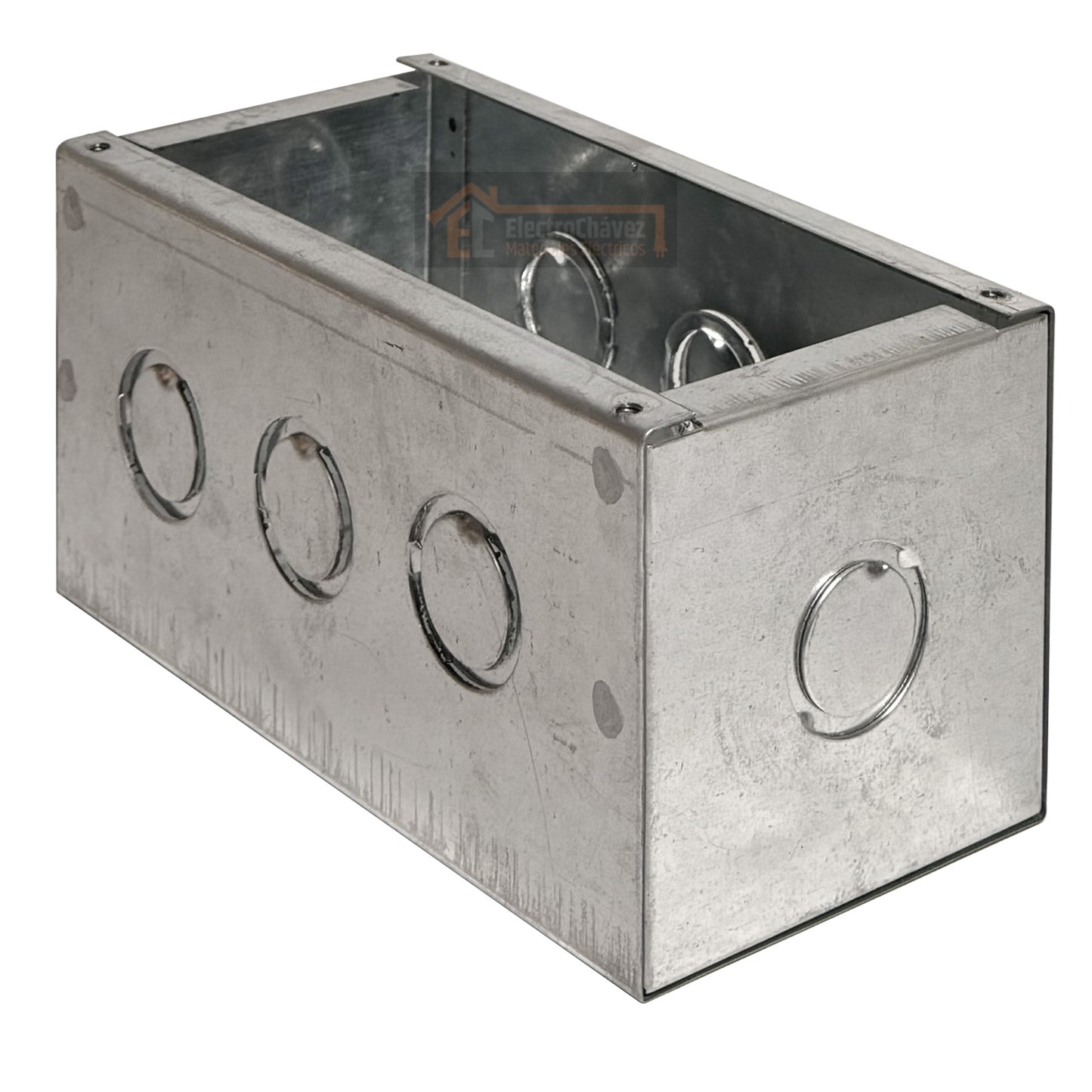 Caja Metálica 200x100x100 Sobrepuesta Pre-Galvanizada