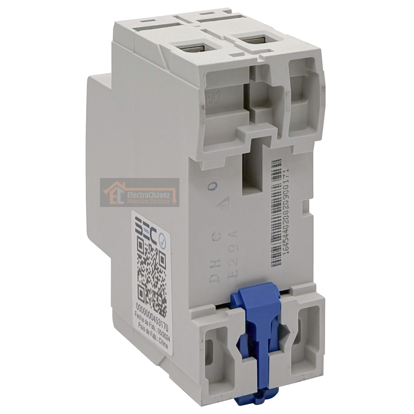 Interruptor Disyuntor Diferencial 2p 63a (2x63a) Inmunizado 30mA Tipo A - Chint