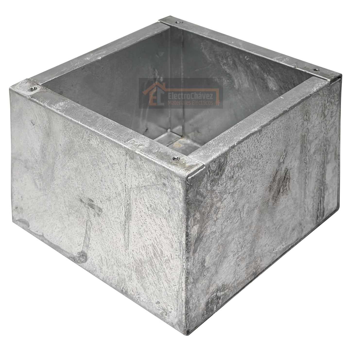 Caja Metálica Galvanizada Lisa 150x150x100