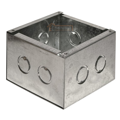 Caja Metálica 150x150x100 Sobrepuesta Pre-Galvanizada