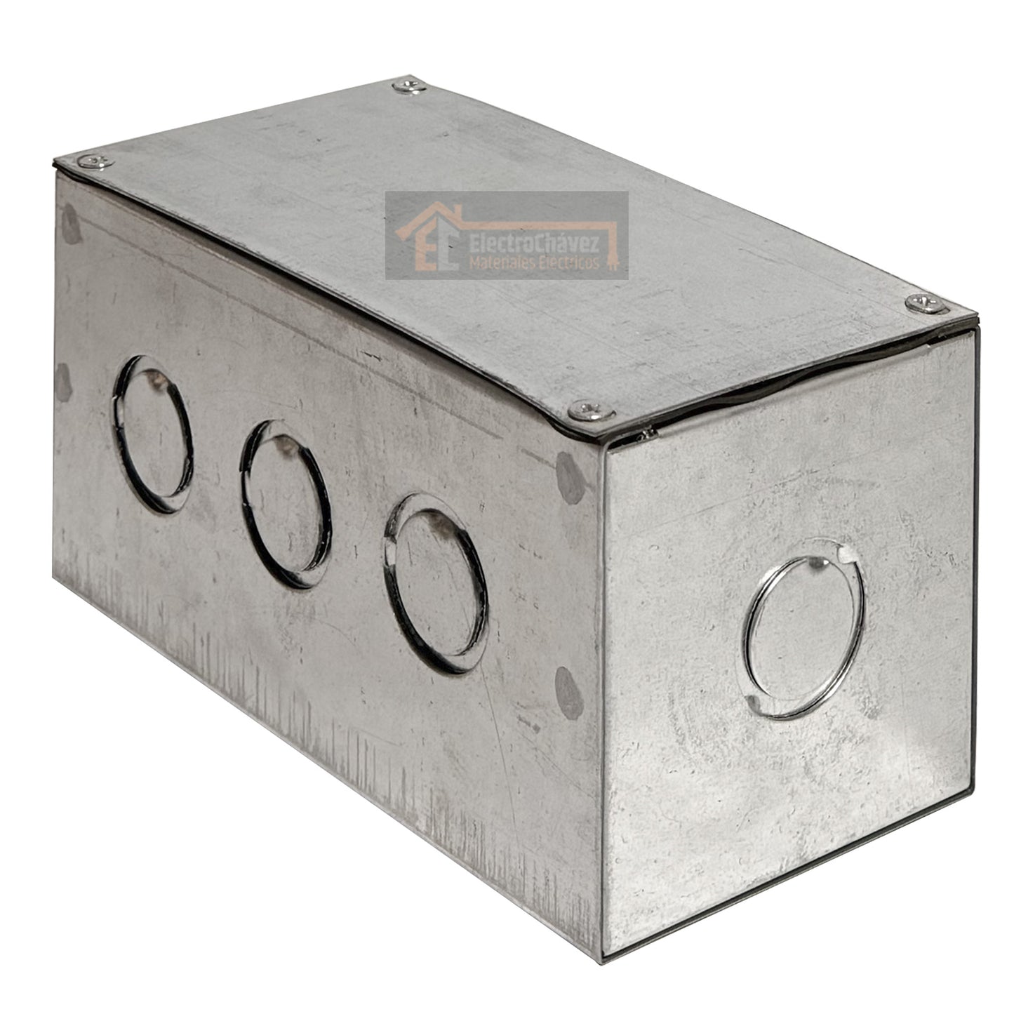 Caja Metálica 200x100x100 Sobrepuesta Pre-Galvanizada
