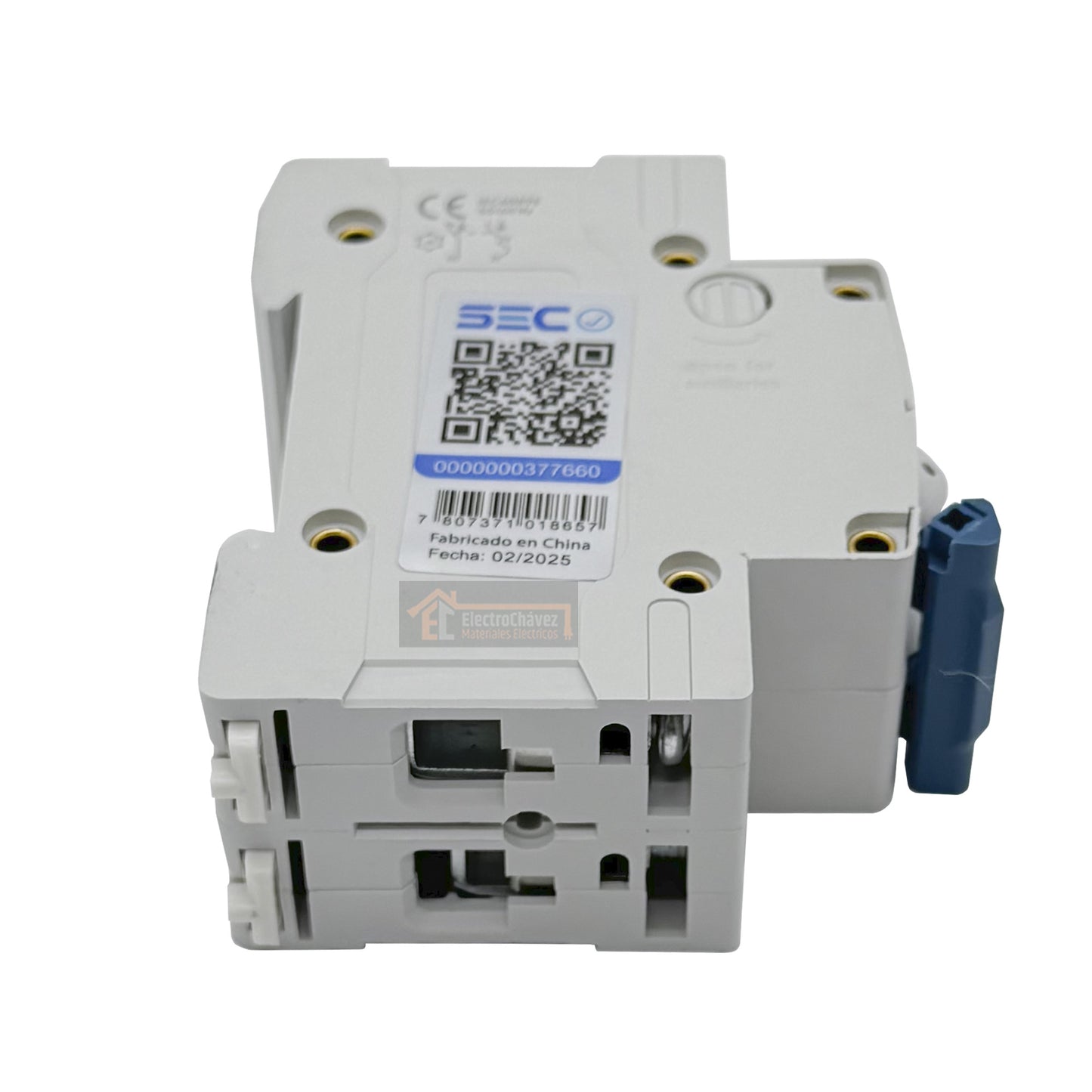 Interruptor Disyuntor Automático Bipolar 2p 25a (2x25a) 6ka Curva C - Lexo