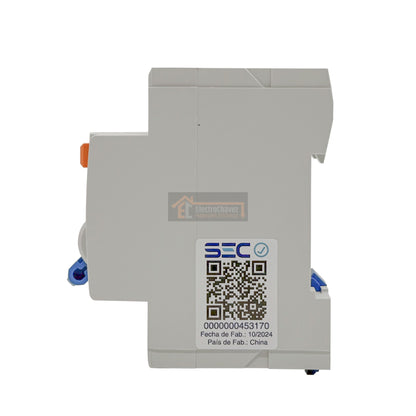 Interruptor Disyuntor Diferencial 2p 63a (2x63a) Inmunizado 30mA Tipo A - Chint