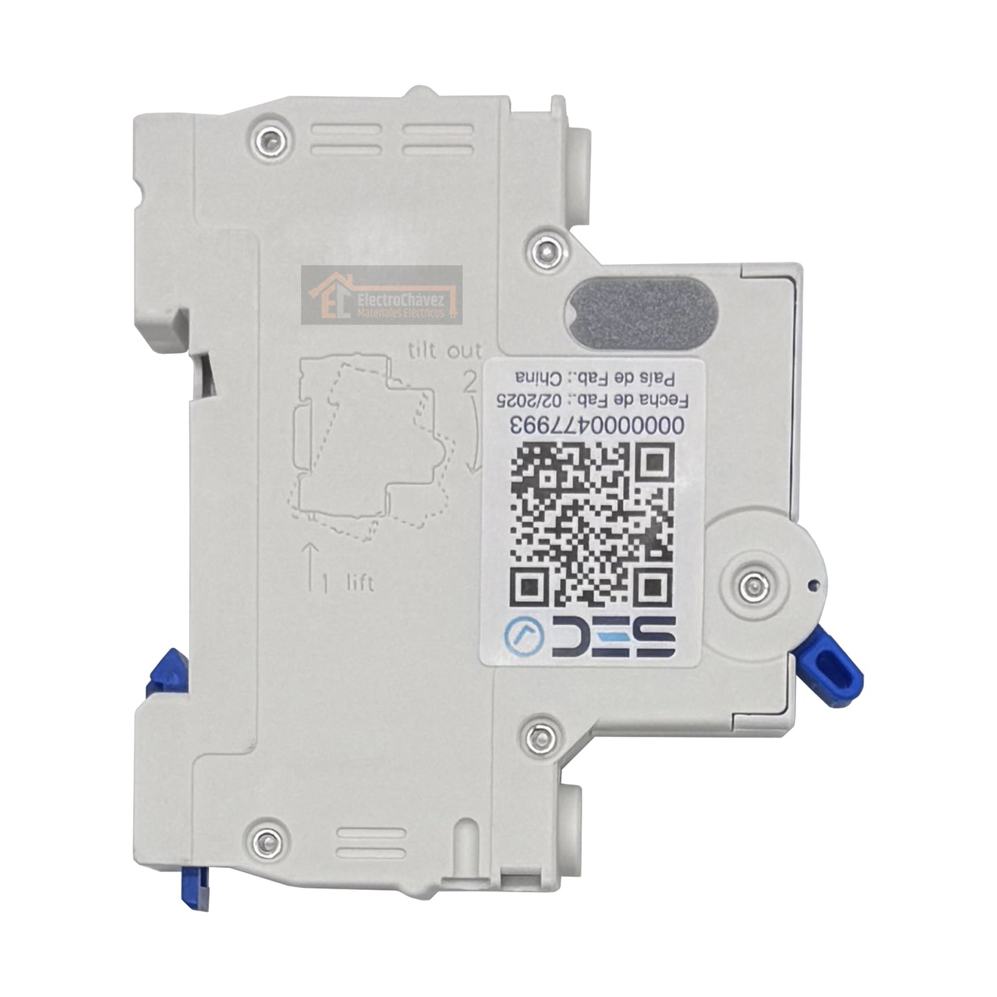 Interruptor Disyuntor Automático 1p 20a (1x20a) 10ka Curva C - Chint