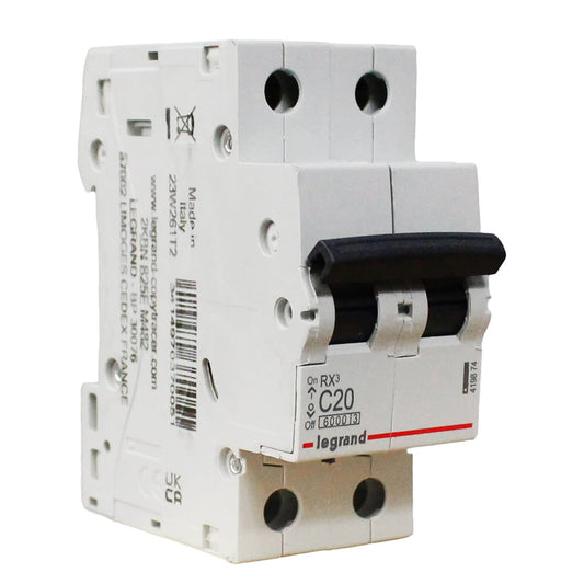 Interruptor Automático Bipolar 2p 20a (2x20a) 6ka Curva C - Legrand