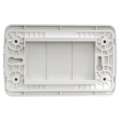 Tapa / Placa Ciega Embutida Blanco / Plata Armado - Lexo