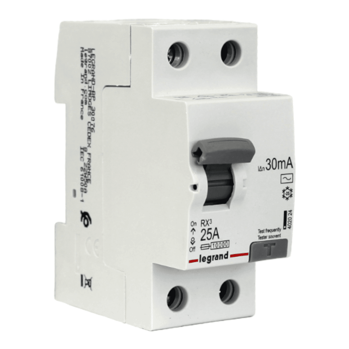 Interruptor Disyuntor Automático Diferencial 2p 25a (2x25a) 30mA - Legrand
