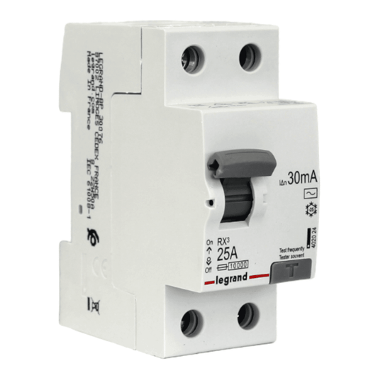 Interruptor Automático Diferencial 2p 25a (2x25a) 30mA - Legrand