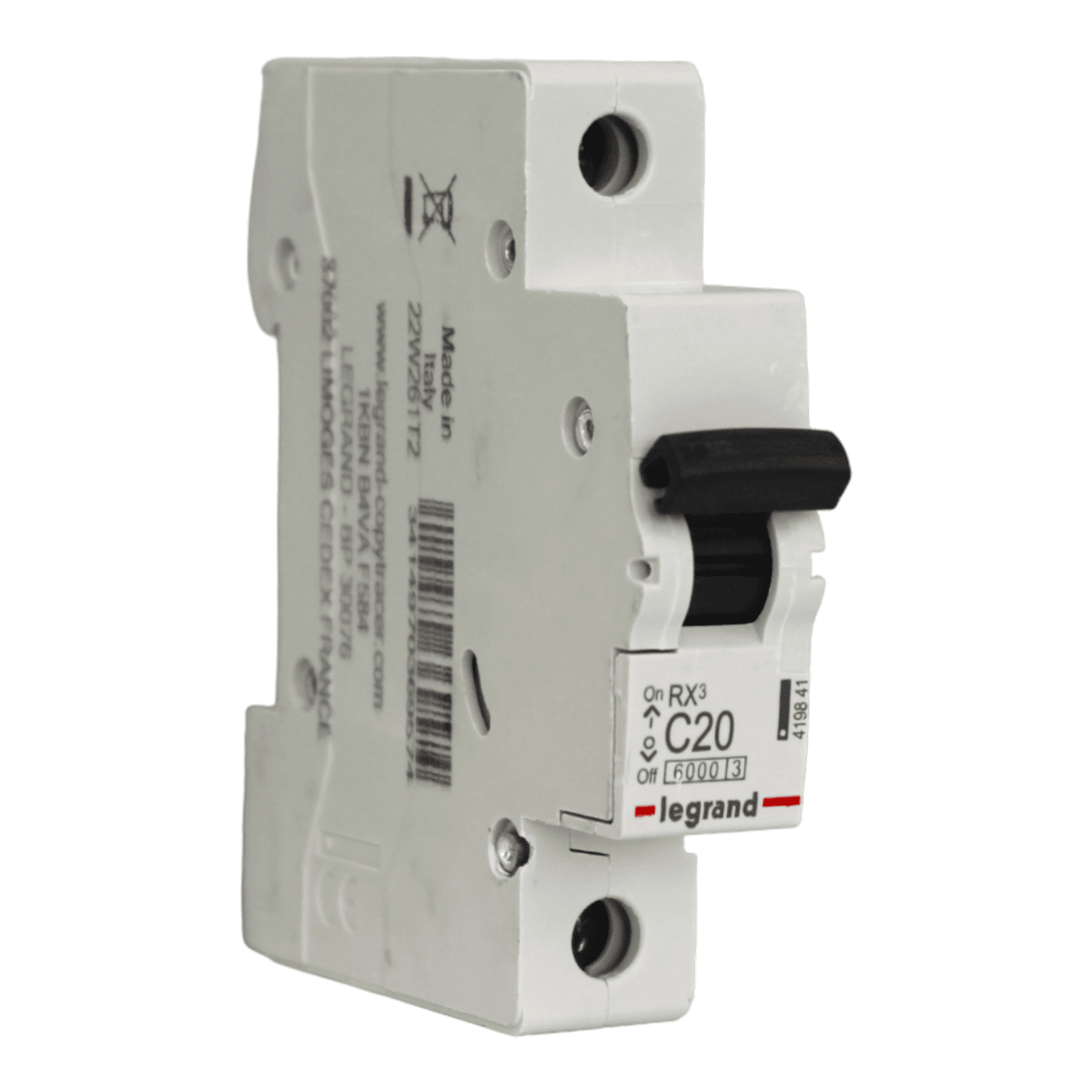 Interruptor Disyuntor Automático 1p 20a (1x20a) 6ka Curva C - Legrand