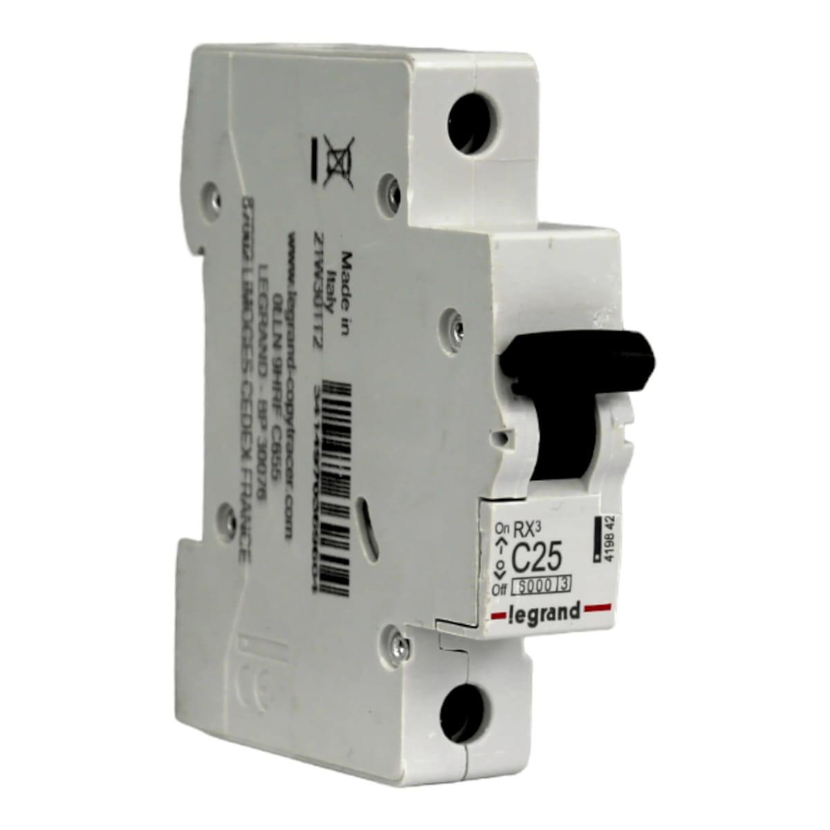 Interruptor Disyuntor Automático 1p 25a (1x25a) 6ka Curva C - Legrand