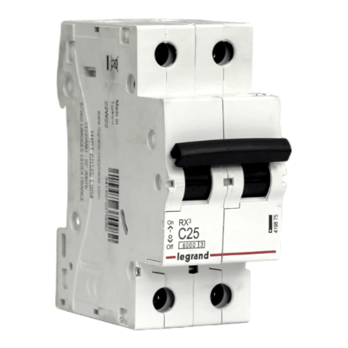 Interruptor Disyuntor Automático Bipolar 2p 25a (2x25a) 6ka Curva C - Legrand