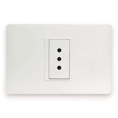Enchufe Embutido Simple 2p+t 10a Blanco Armado - Btcino