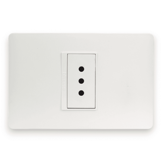 Enchufe Embutido Simple 2p+t 10a Blanco Armado - Btcino