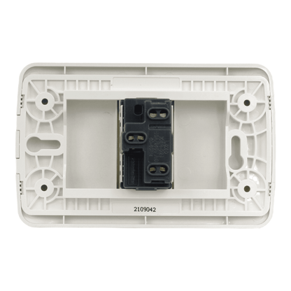 Interruptor Embutido Simple 9/24 10a café / titanio Armado - Lexo