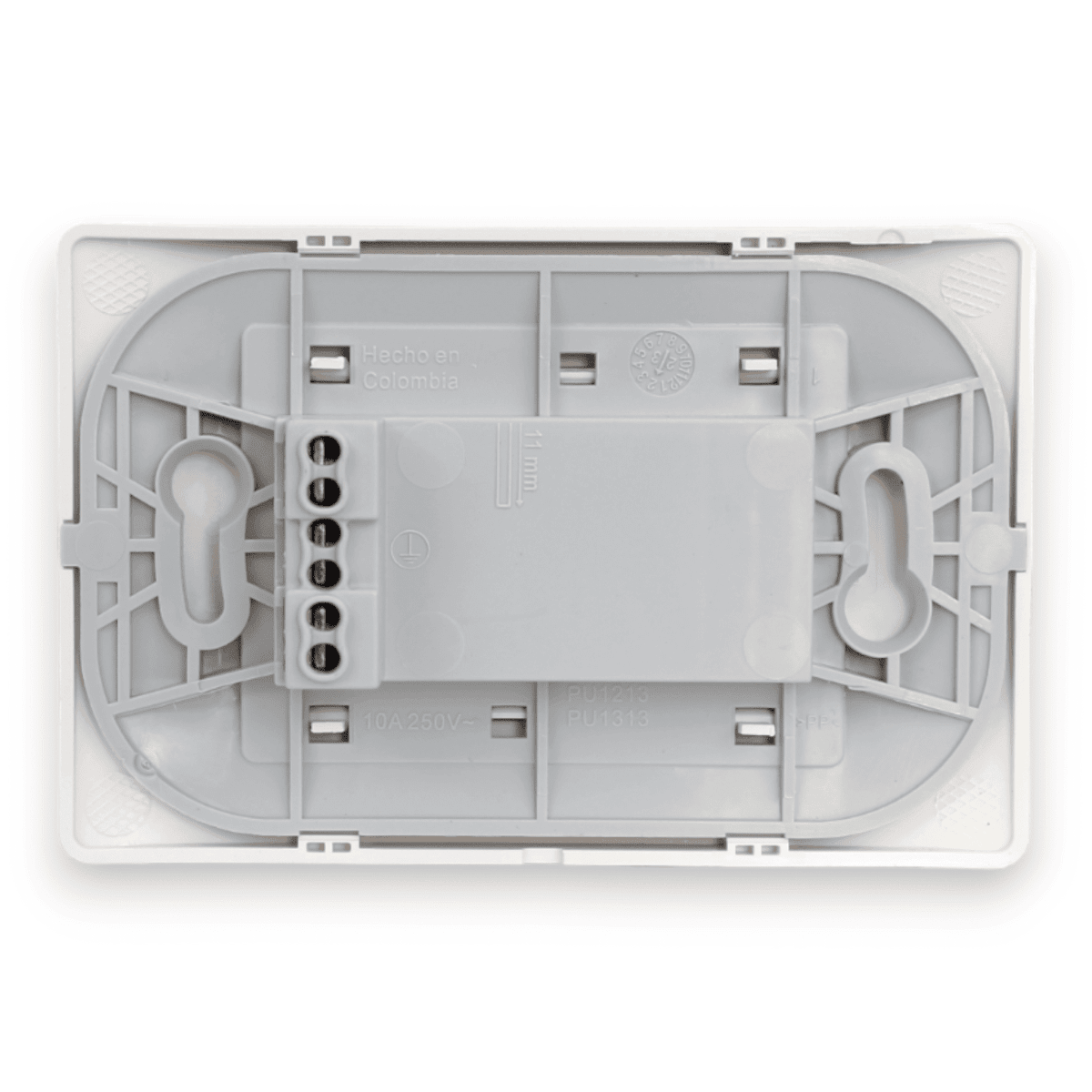 Enchufe Embutido Duplex 2p+t 10a Blanco Armado - Bticino