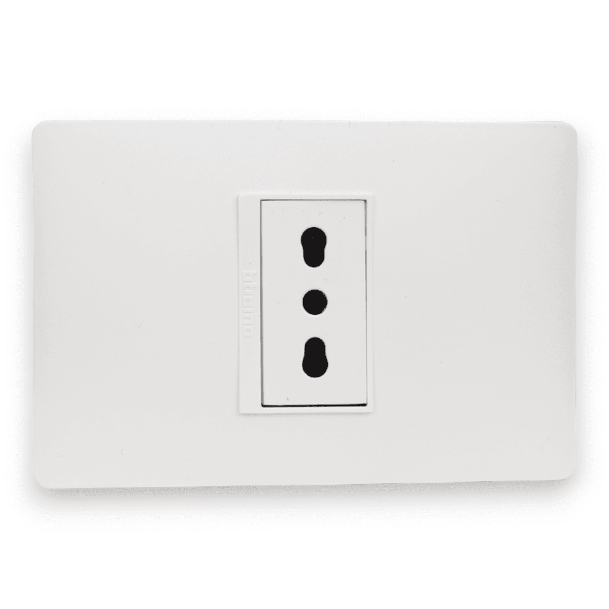 Enchufe Embutido Simple 2p+t 16a blanco Armado Luzica - Bticino