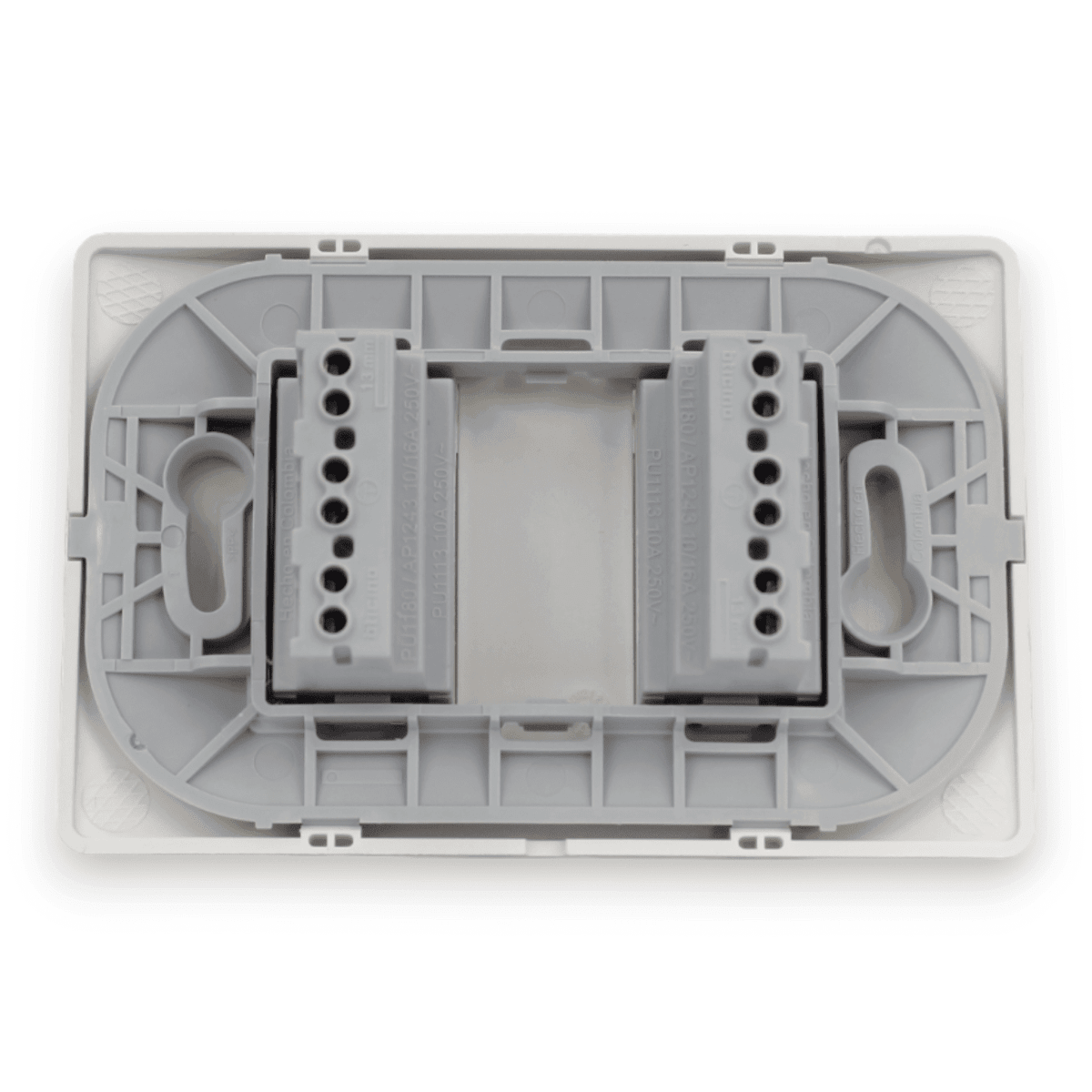Enchufe Embutido Doble 2p+t 10/16a Blanco Armado Luzica - Bticino