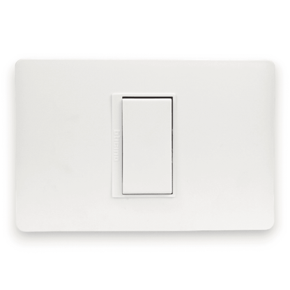 Interruptor Embutido simple 9/24 10a Blanco Armado Luzica - Bticino