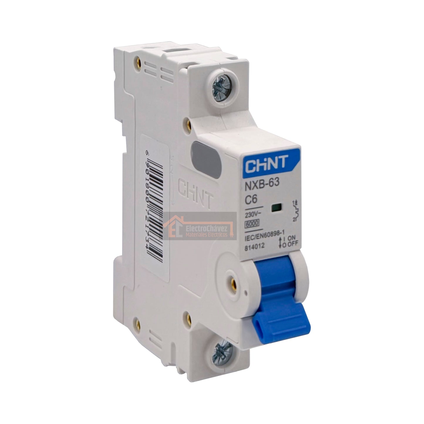 Interruptor Disyuntor Automático 1p 6a (1x6a) 6ka Curva C - Chint