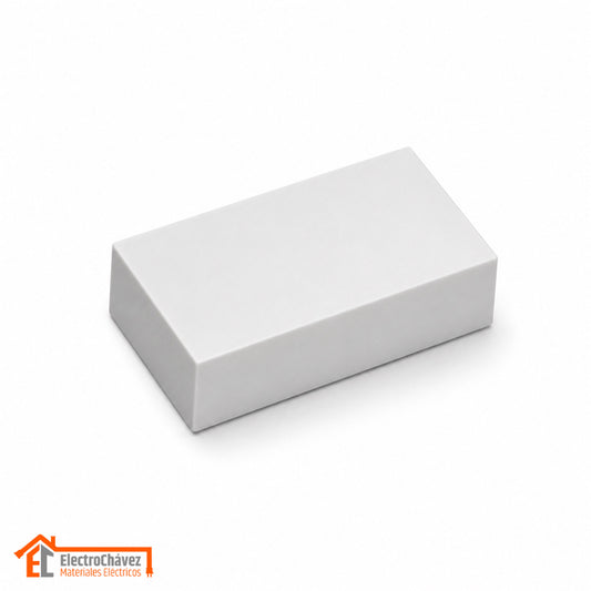 Tapa Final 40x16mm PVC Para Canaleta / Moldura Blanco