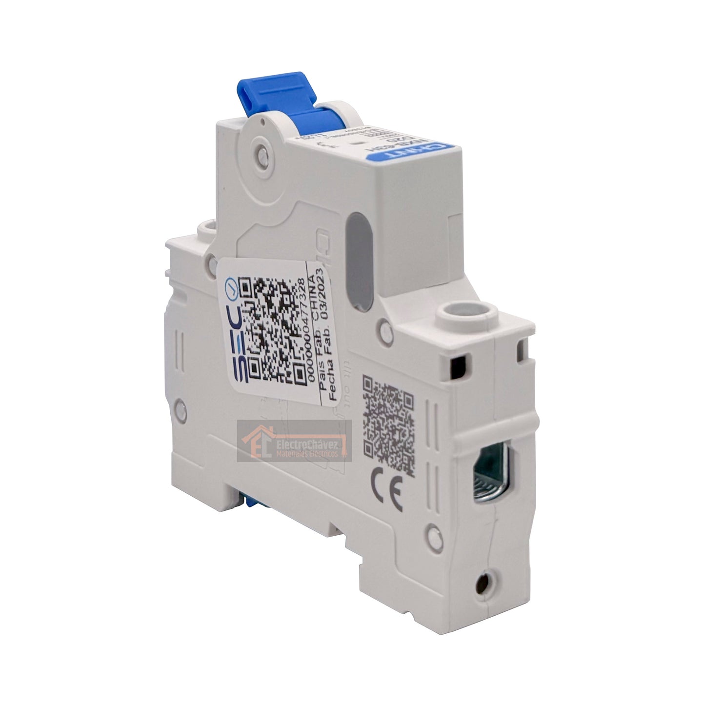 Interruptor Disyuntor Automático 1p 20a (1x20a) 10ka Curva D - Chint