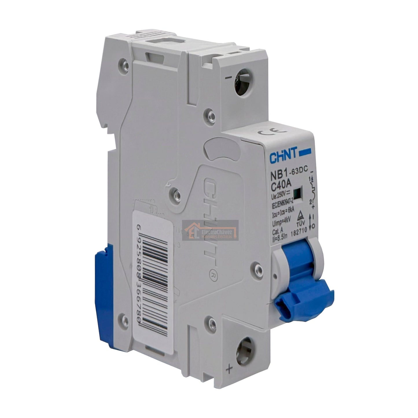 Interruptor Disyuntor Automático 1p 40a (1x40a) 6ka Curva C Tipo DC - Chint