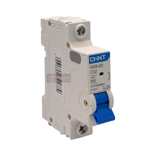 Interruptor Disyuntor Automático 1p 32a (1x32a) 6ka Curva C - Chint