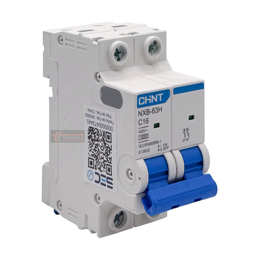 Interruptor Disyuntor Automático 2p 16a (2x16a) 10ka Curva C - Chint