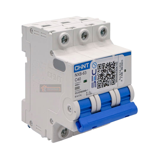 Interruptor Disyuntor Automático 3p 40a (3x40a) 6ka Curva C - Chint