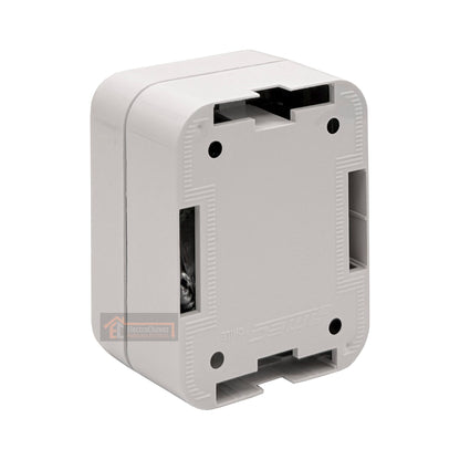 Casquete Enchufe sobrepuesto doble 2p+t 10a blanco - Mec