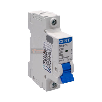 Interruptor Disyuntor Automático 1p 20a (1x20a) 6ka Curva C - Chint