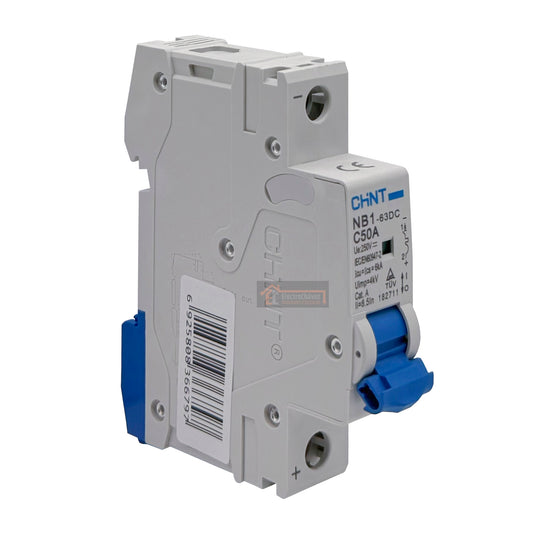 Interruptor Disyuntor Automático 1p 50a (1x50a) 6ka Curva C Tipo DC - Chint