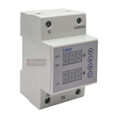 Relé De Protección Sobre / Bajo de Voltaje y Corriente - Lexo