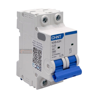 Interruptor Disyuntor Automático 2p 25a (2x25a) 10ka Curva C - Chint