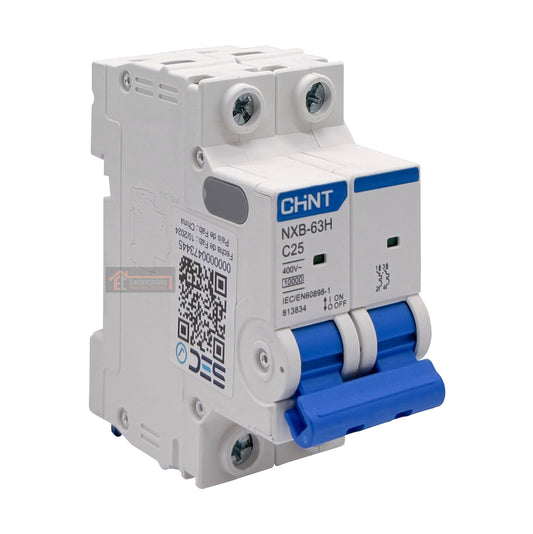 Interruptor Disyuntor Automático 2p 25a (2x25a) 10ka Curva C - Chint