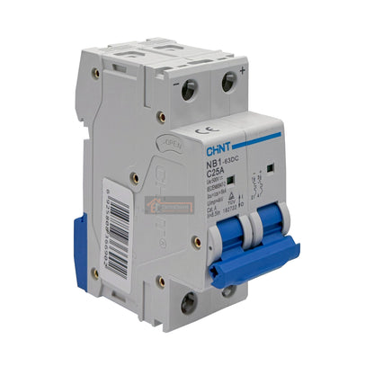 Interruptor Disyuntor Automático 2p 25a (2x25a) 6ka Curva C Tipo DC - Chint