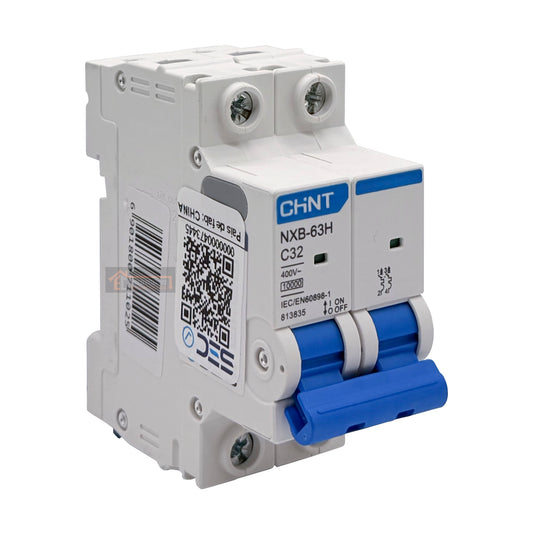 Interruptor Disyuntor Automático 2p 32a (2x32a) 10ka Curva C - Chint