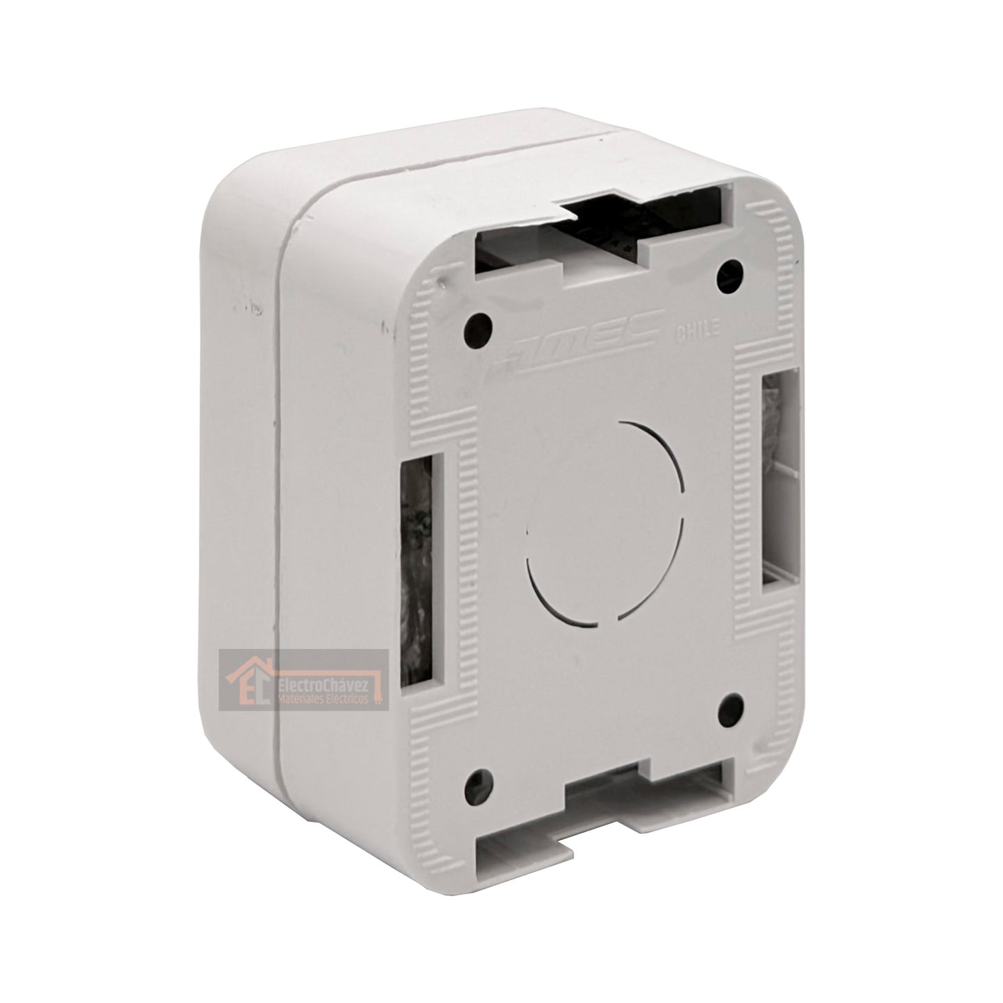 Casquete Interruptor sobrepuesto doble 9/15 10a blanco - Mec