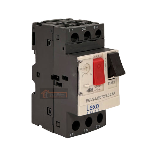 Guardamotor Protección 1.6a - 2.5a - Lexo