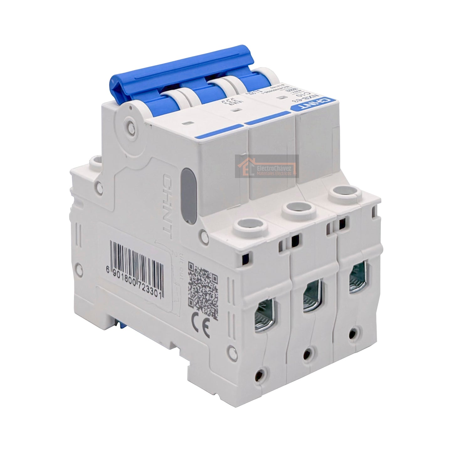 Interruptor Disyuntor Automático 3p 10a (3x10a) 6ka Curva C - Chint