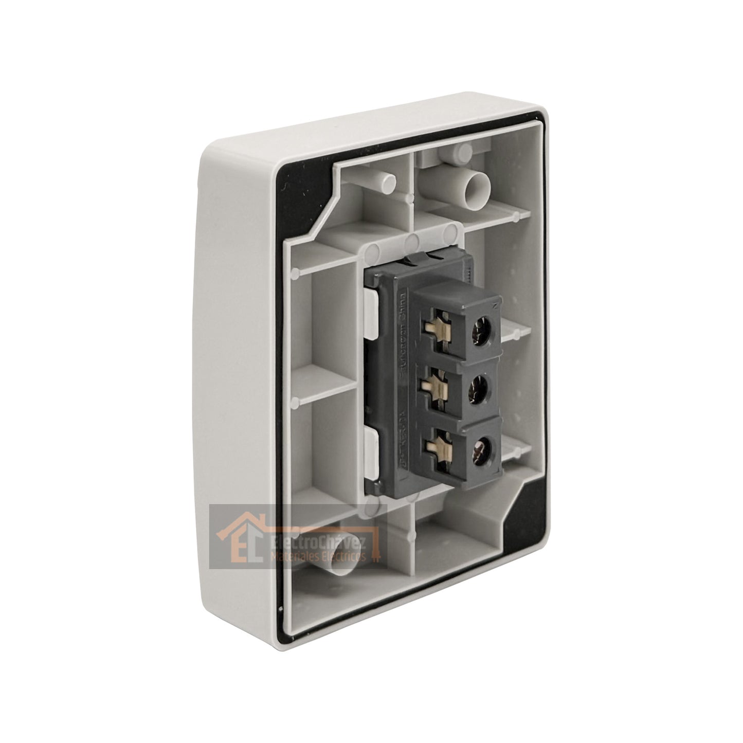 Casquete Enchufe Simple 10a Hidrobox Exterior Intemperie  - Lexo