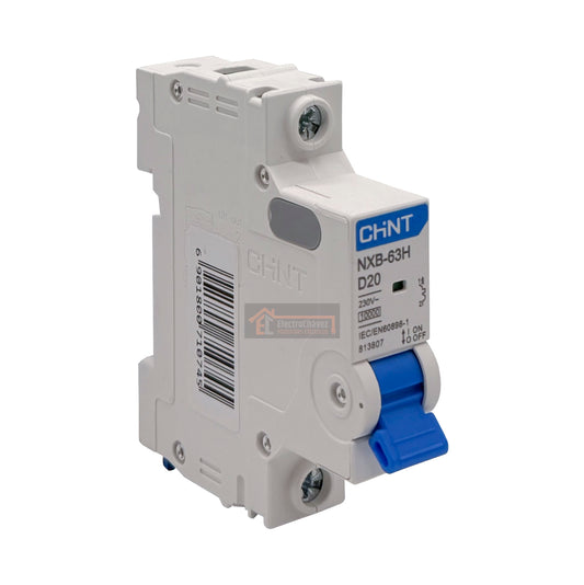 Interruptor Disyuntor Automático 1p 20a (1x20a) 10ka Curva D - Chint