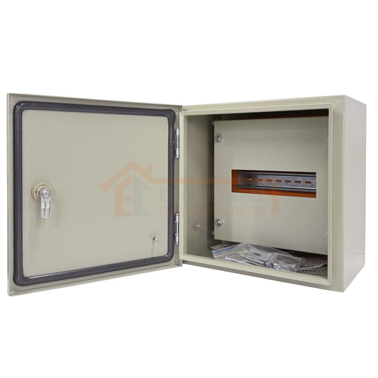 Gabinete Tablero Metálico Eléctrico 300x300x200 1 puerta con chasis Ip65