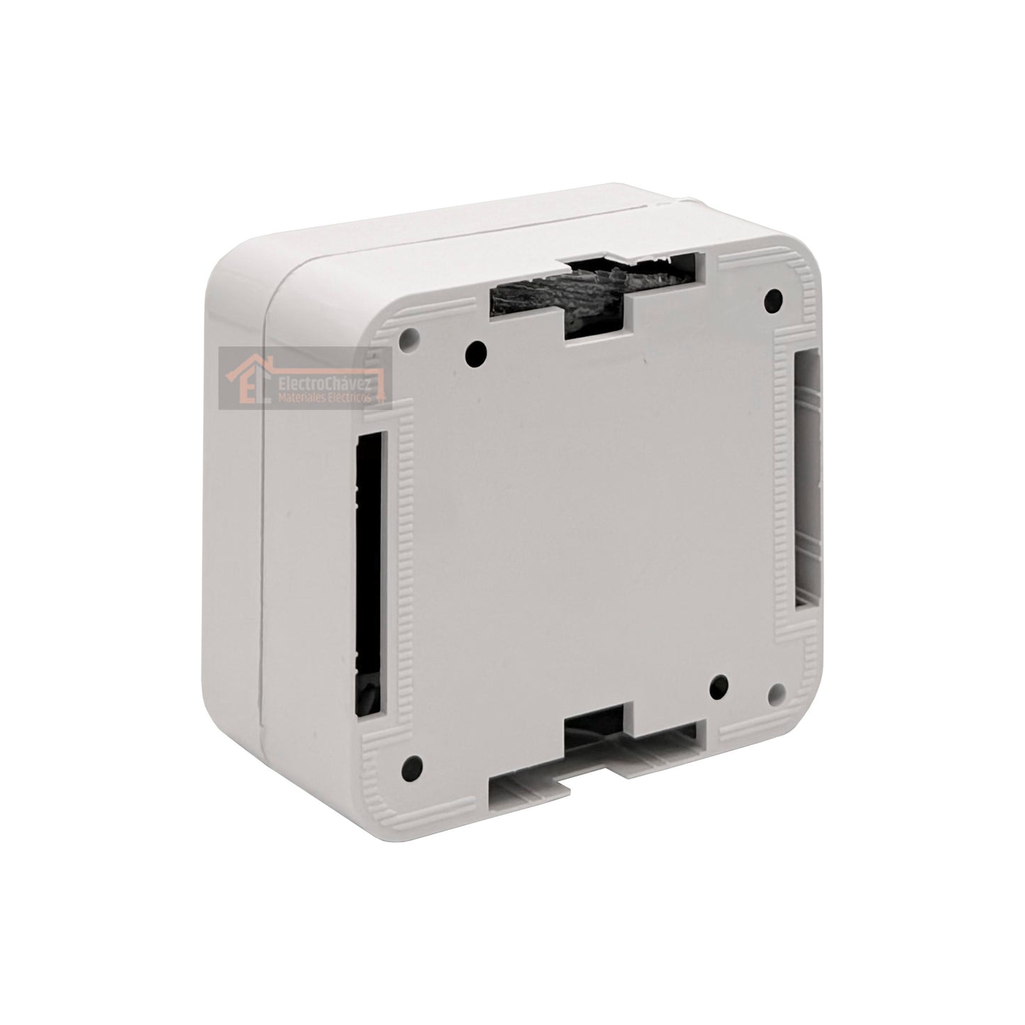 Casquete Enchufe sobrepuesto triple 2p+t 10a blanco - Mec