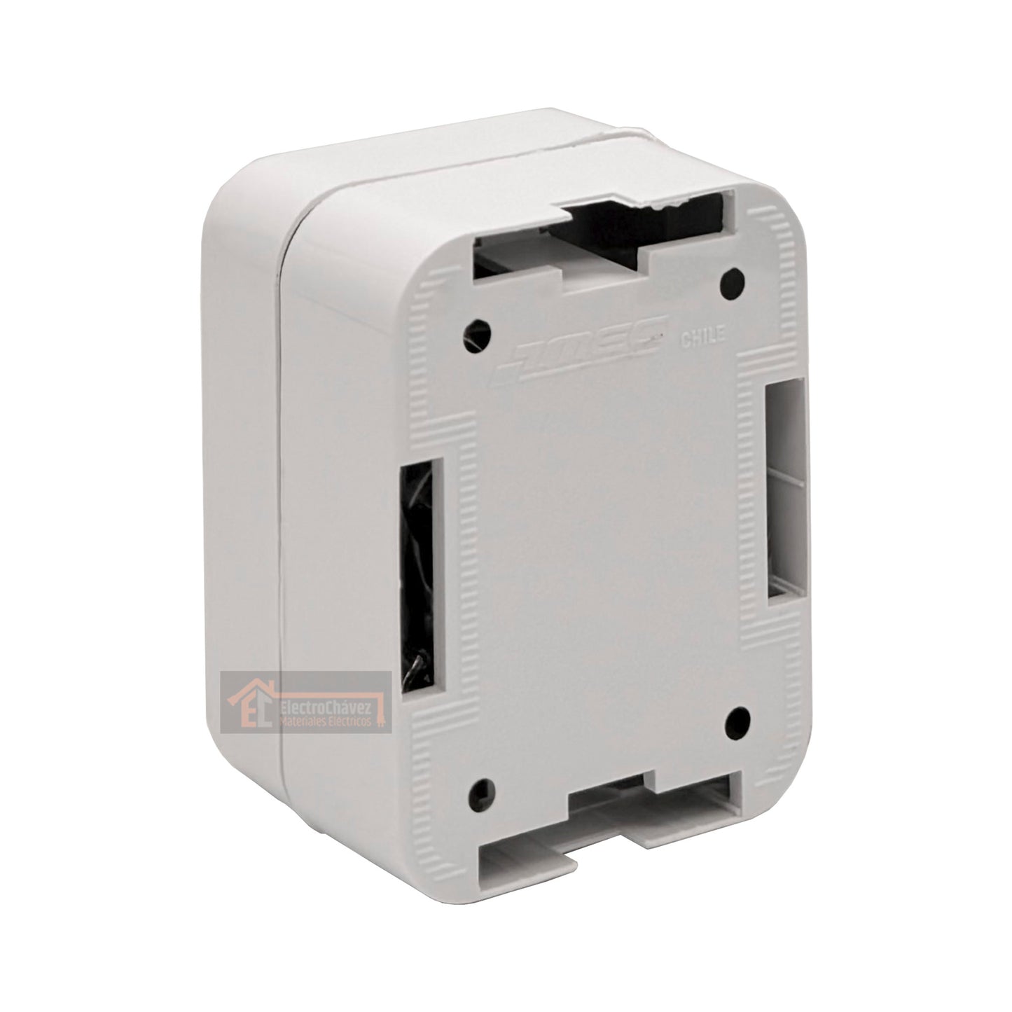 Casquete Enchufe sobrepuesto Simple 2p+t 10a blanco - Mec