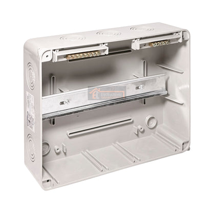Tablero Sobrepuesto 12 Circuitos Exterior / Intemperie IP65