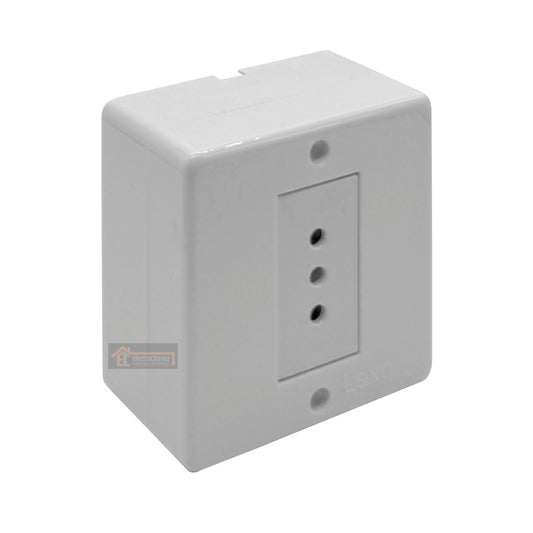 Casquete Enchufe Sobrepuesto Simple 2p+t 10a - Lexo