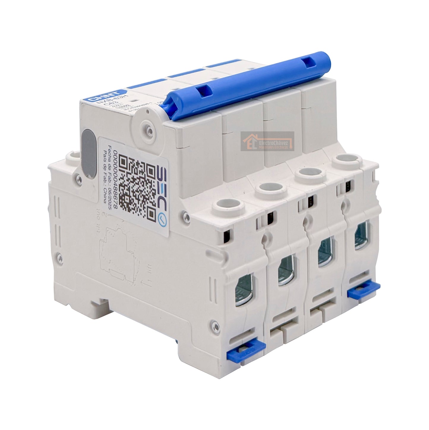 Interruptor Disyuntor Automático 4p 25a (4x25a) 10ka Curva C - Chint